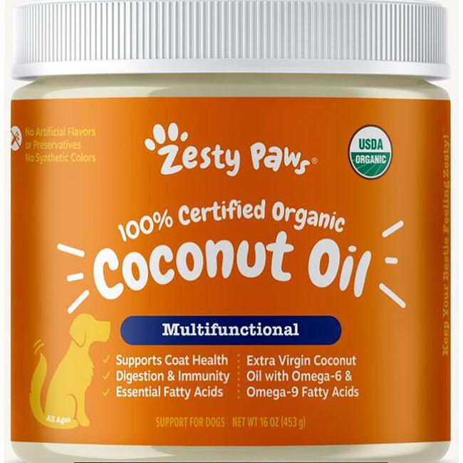 100% Certified Organic Coconut Oil for Dogs