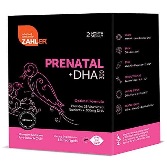 Advanced Nutrition By Zahler Prenatal +Dha 300 Vitamin | 120 Soft Gels