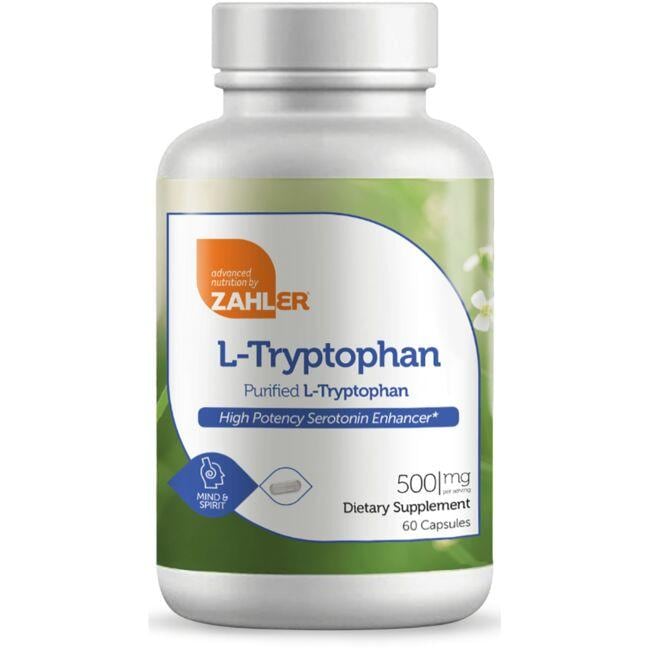 Advanced Nutrition By Zahler L-Tryptophan Supplement Vitamin | 500 mg | 60 Caps
