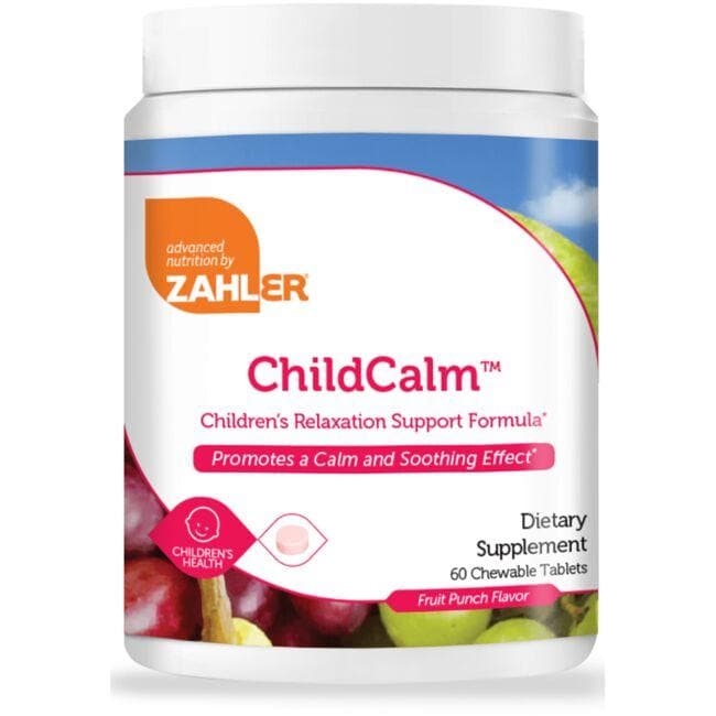 Advanced Nutrition By Zahler Childcalm - Fruit Punch Flavor Vitamin | 60 Chewables