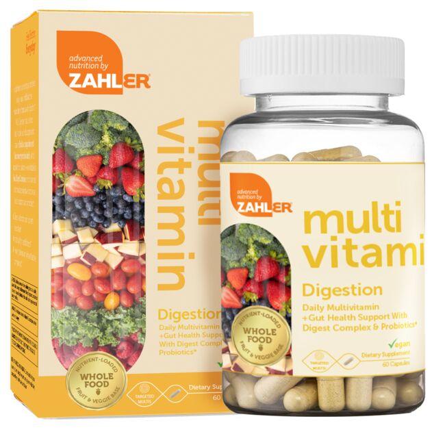 Advanced Nutrition By Zahler Multivitamin Digestion | 60 Caps